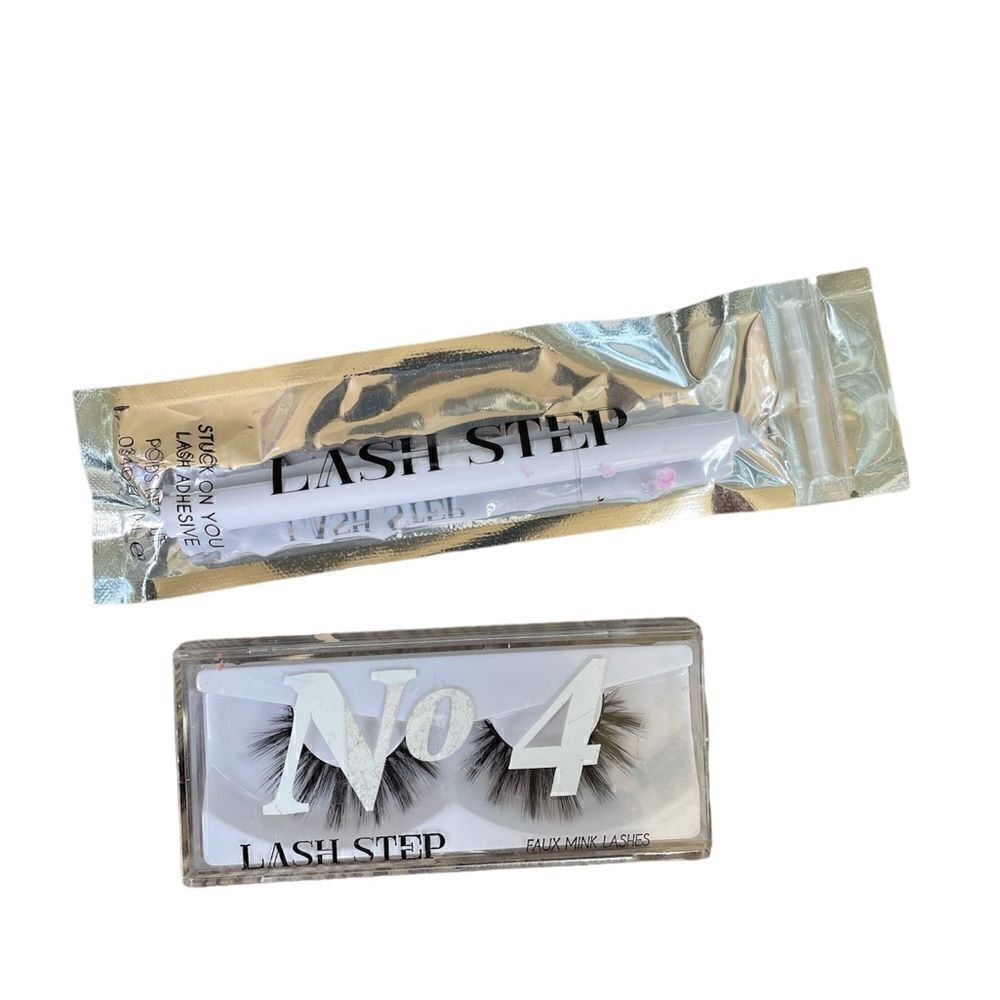 Faux Lashes N 4 and Lash Step Stuck On You Eyliner Adhsive